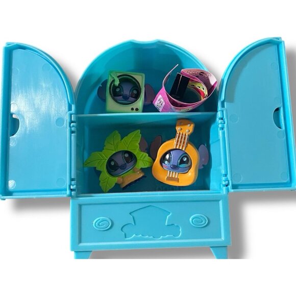 Disney Other - Disney Doorables Costume Cuties Rare Stitch Ukulele, Plant & Record Player